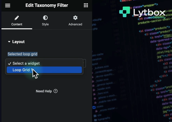 Elementor loop grid