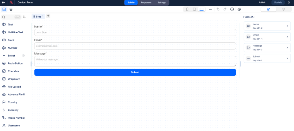 Bitform forn builder