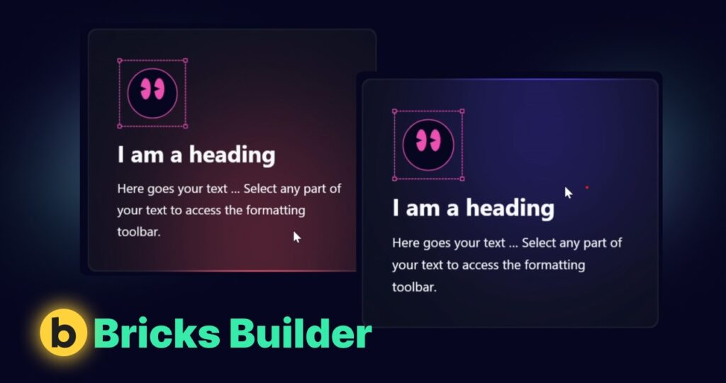 Card Hover Effect with Bricks Builder