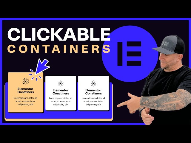 Clickable containers in elementor