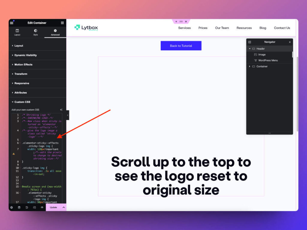 Web development tutorial on creating responsive logos.